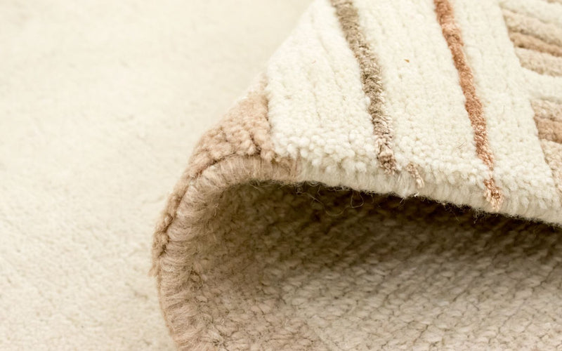 Nepal tapijt - 244 x 171 cm - beige