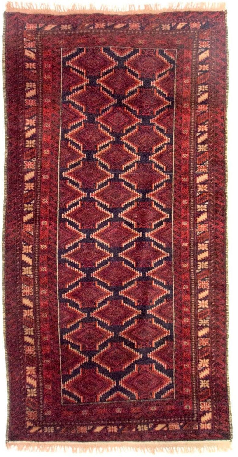 Baluch tapijt - 197 x 100 cm - rood