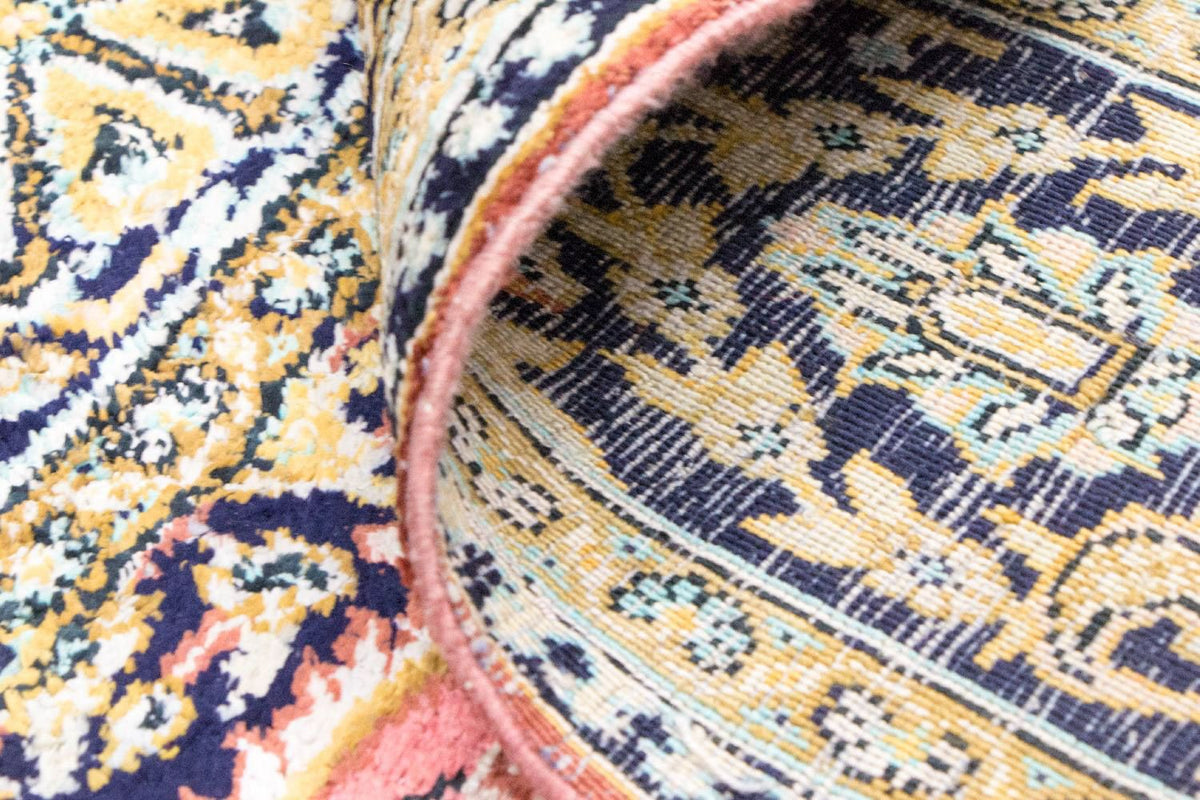 Zijden tapijt - Kayseri - 169 x 105 cm - roze