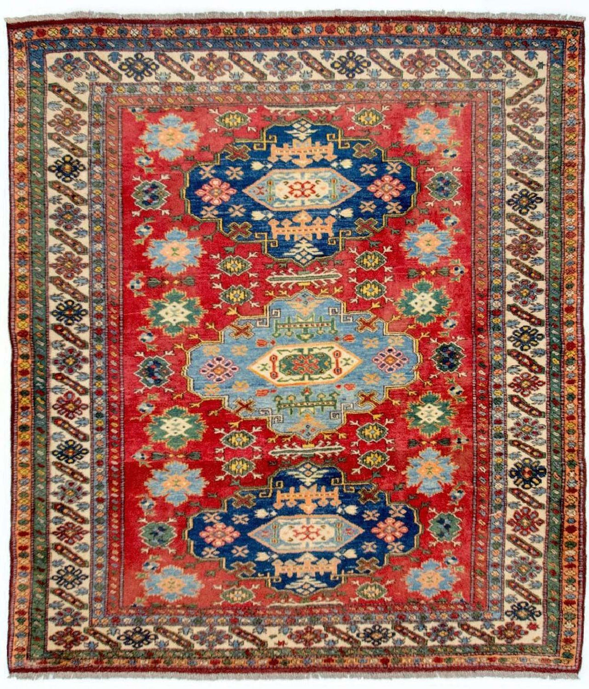 Ziegler Tapijt - Kazak vierkant  - 197 x 188 cm - rood