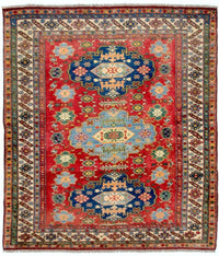 Ziegler Tapijt - Kazak vierkant  - 197 x 188 cm - rood