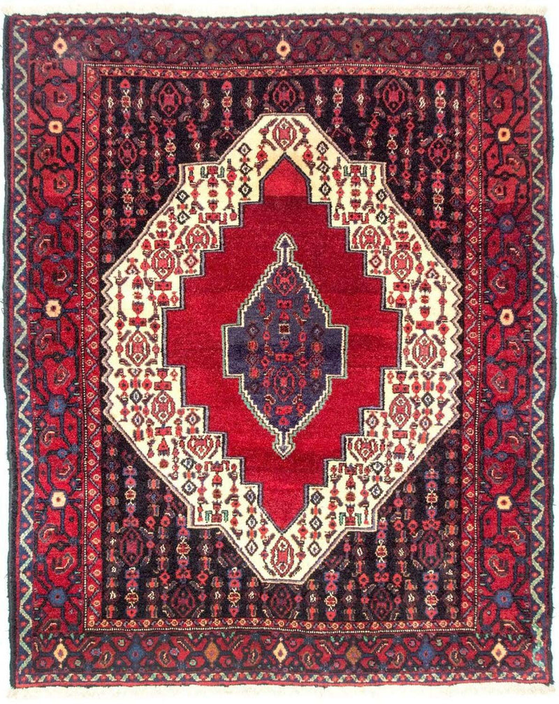 Perzisch tapijt - Klassiek - 158 x 126 cm - rood