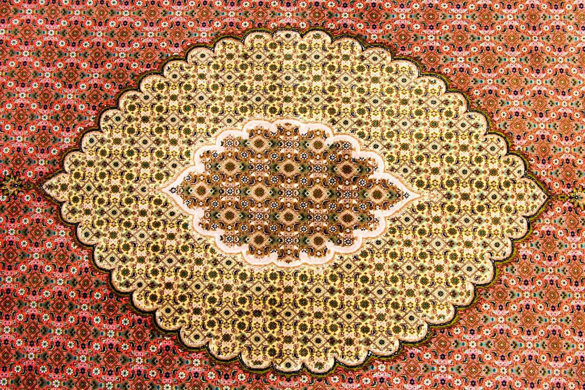 Perzisch tapijt - Tabriz - Royal - 300 x 204 cm - oranje