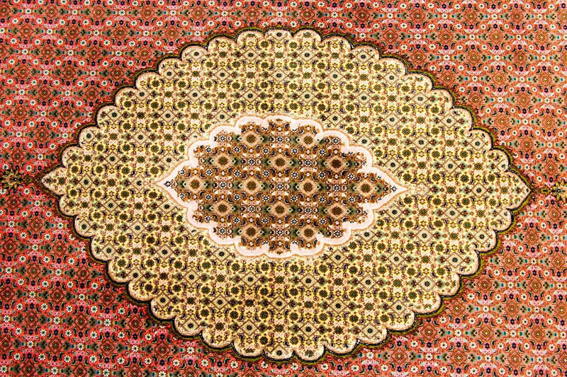 Perzisch tapijt - Tabriz - Royal - 300 x 204 cm - oranje