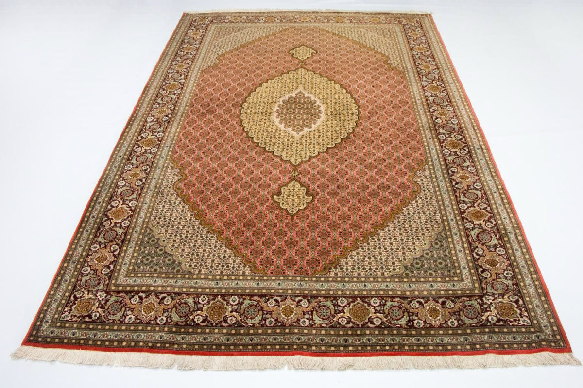 Perzisch tapijt - Tabriz - Royal - 300 x 204 cm - oranje