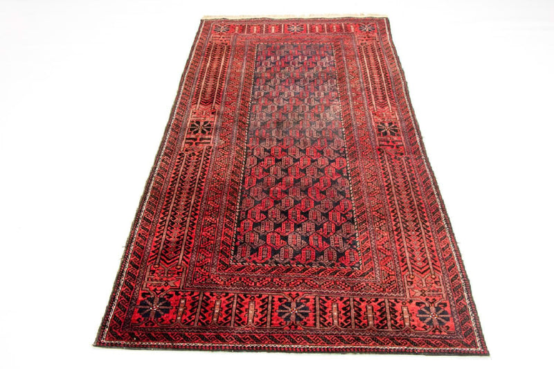 Loper Baluch tapijt - 215 x 106 cm - veelkleurig