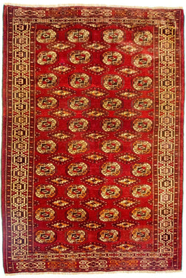 Afghaans tapijt - Bukhara - 215 x 152 cm - rood