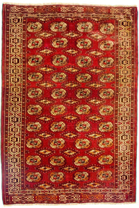 Afghaans tapijt - Bukhara - 215 x 152 cm - rood