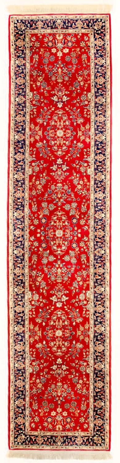 Loper Perzisch tapijt - Tabriz - 336 x 78 cm - rood