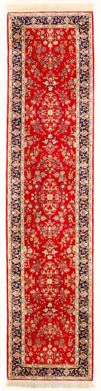 Loper Perzisch tapijt - Tabriz - 336 x 78 cm - rood