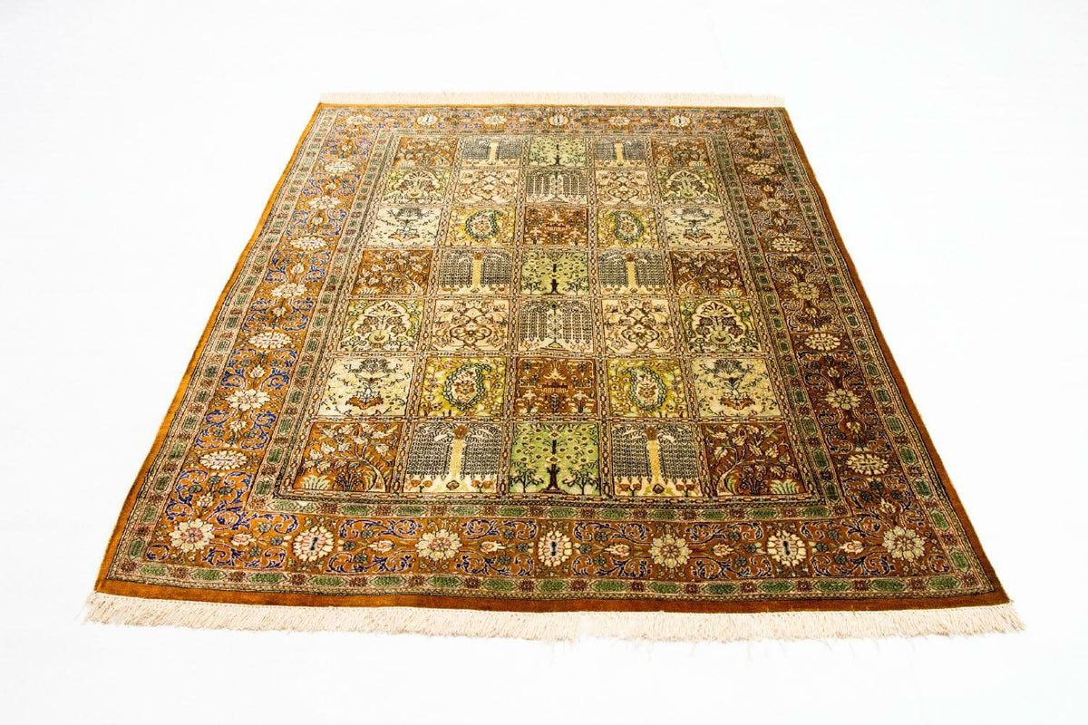 Zijden tapijt - Ghom Silk - Premium - 152 x 101 cm - veelkleurig