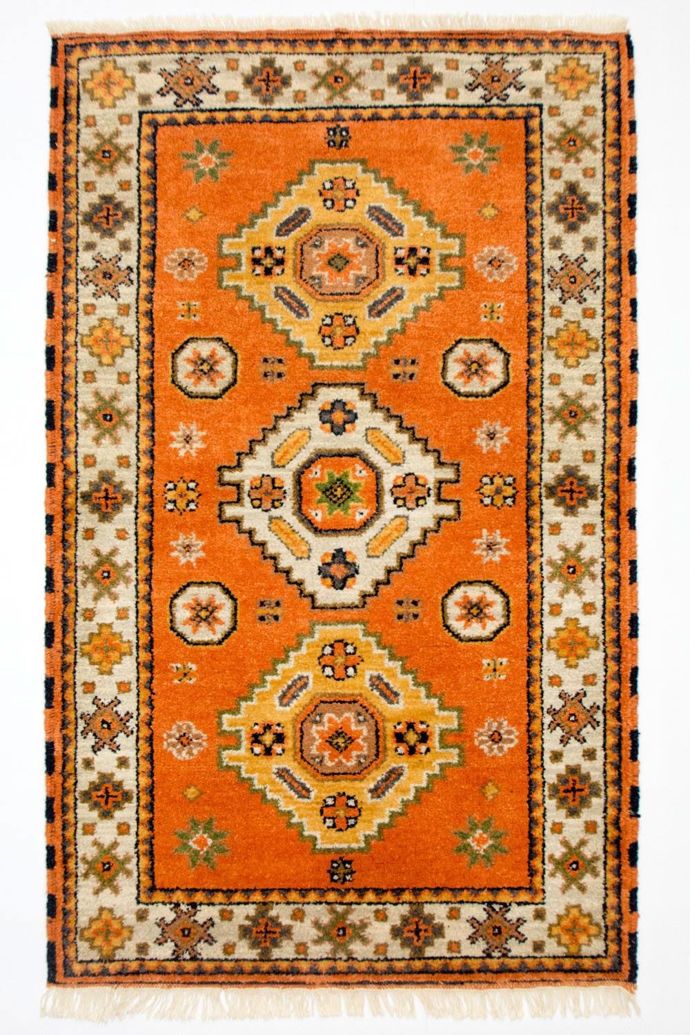 Oosters Tapijt - 158 x 95 cm - oranje