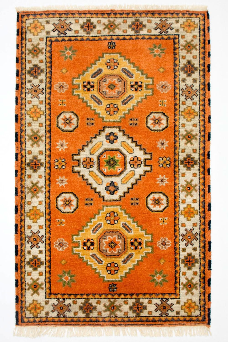 Oosters Tapijt - 158 x 95 cm - oranje