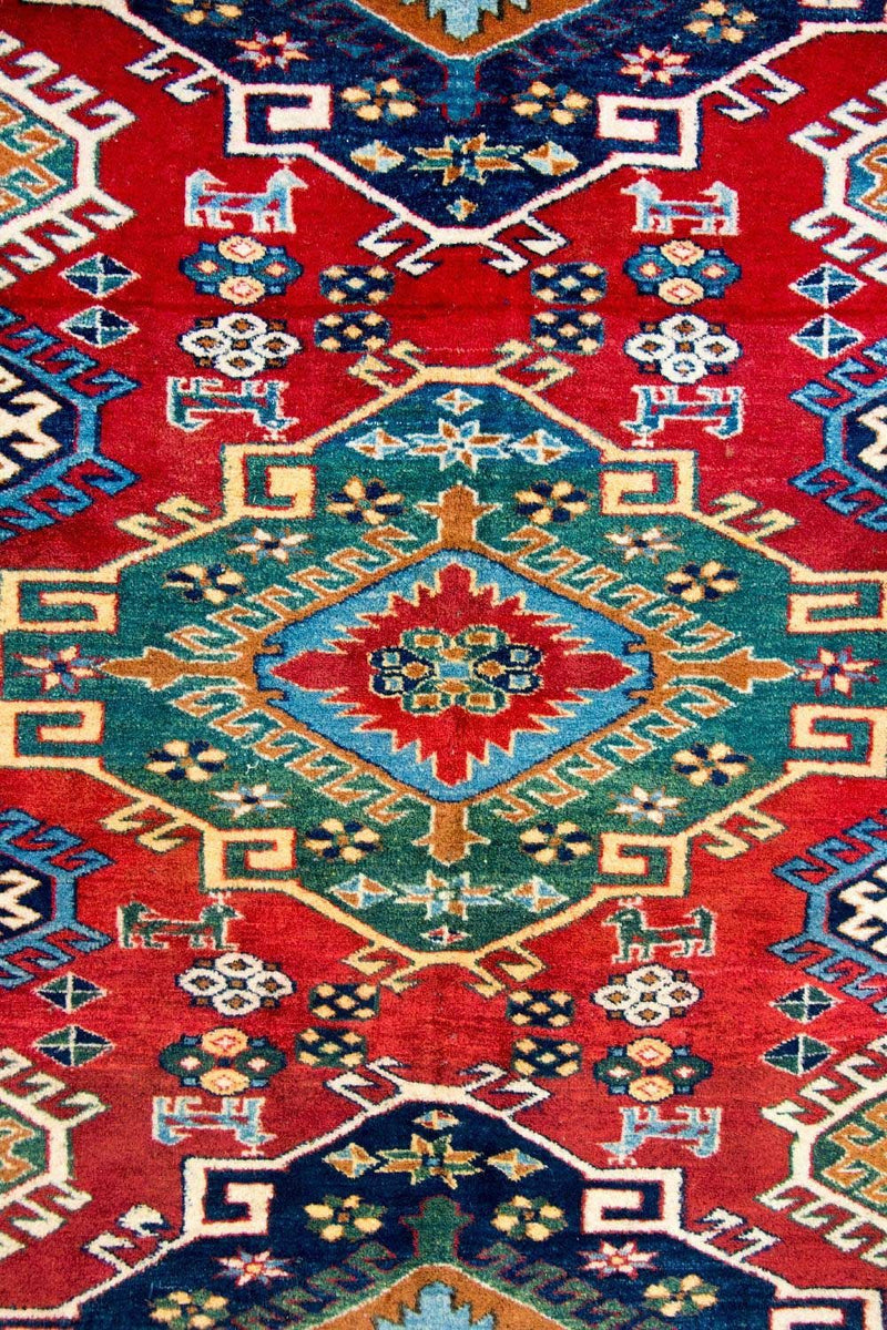 Ziegler Tapijt - Kazak vierkant  - 217 x 193 cm - rood