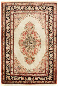 Zijden tapijt - Ghom Silk - Premium - 120 x 70 cm - beige