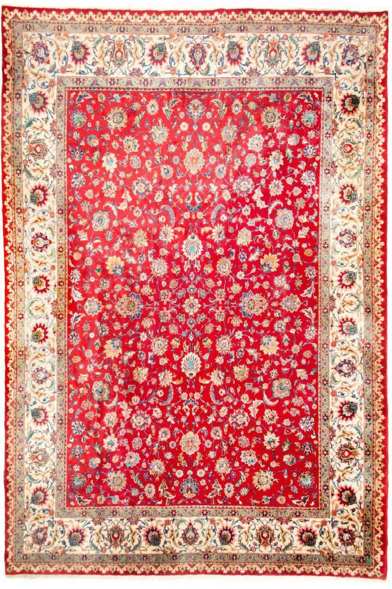 Perzisch tapijt - Tabriz - 410 x 212 cm - rood