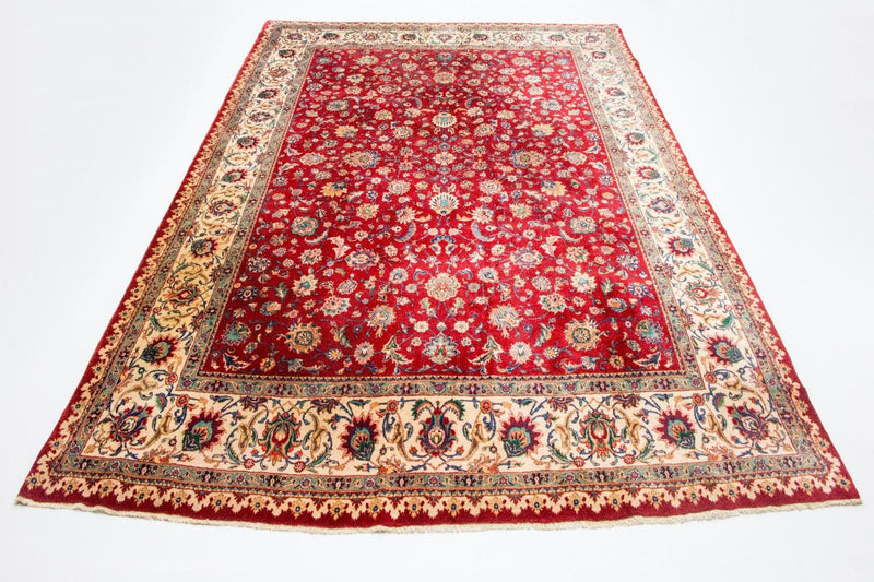 Perzisch tapijt - Tabriz - 410 x 212 cm - rood