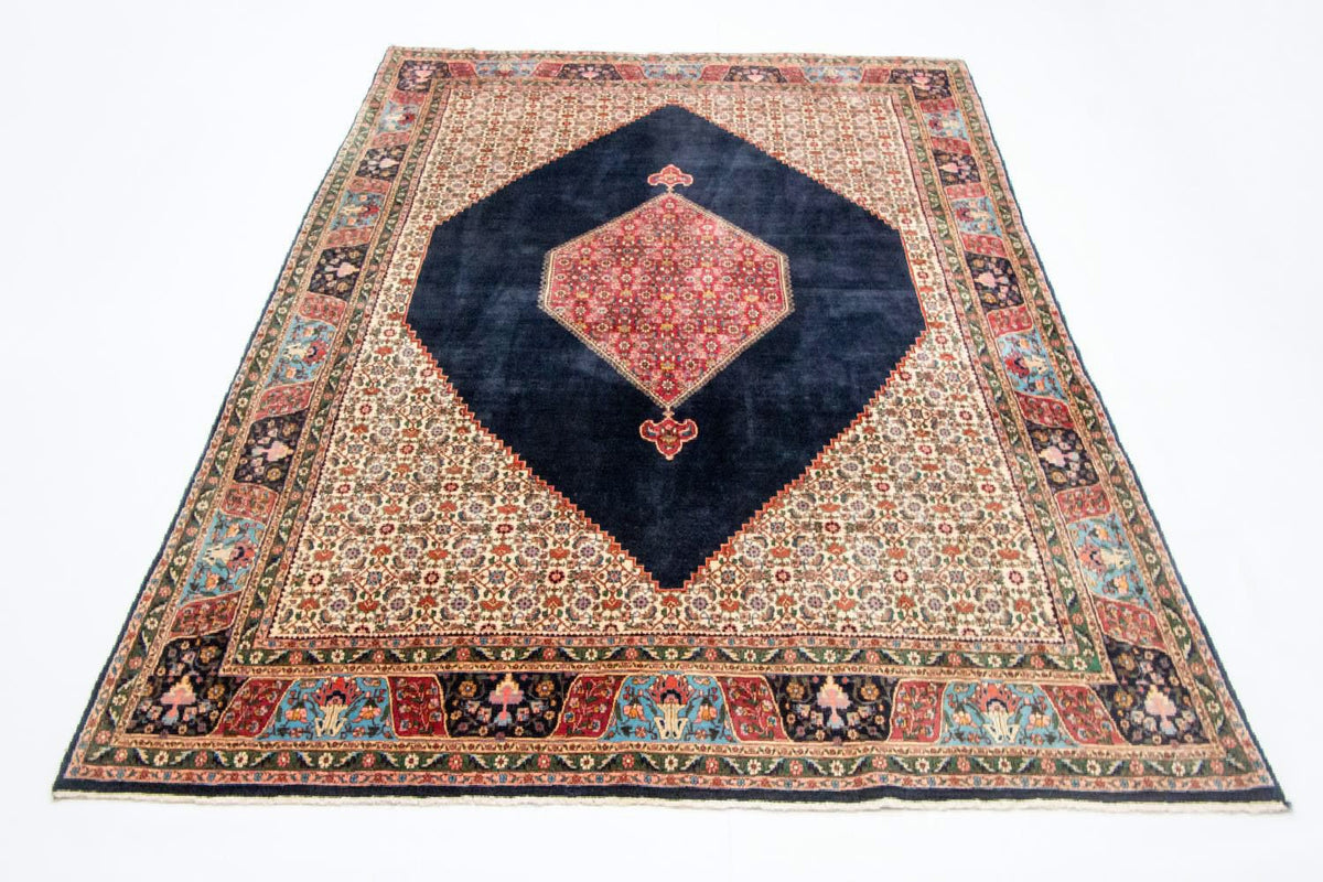 Perzisch tapijt - Bijar - Koninklijk - 315 x 223 cm - donkerblauw