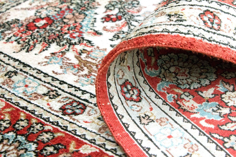 Zijden tapijt - China zijde - 149 x 96 cm - beige