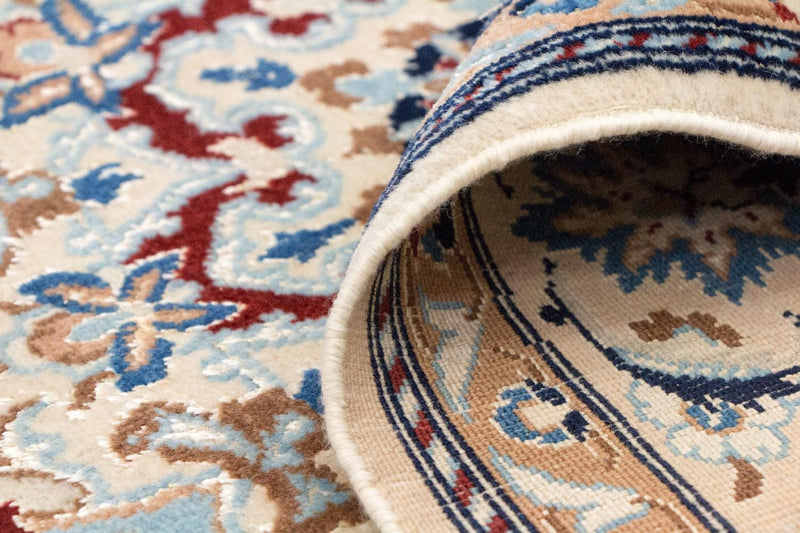 Perzisch tapijt - Nain - Koninklijk - 236 x 147 cm - donkerblauw