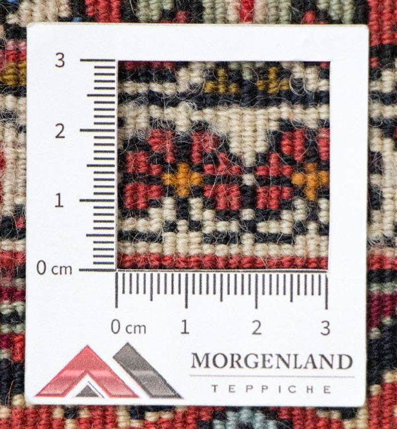 Loper Perzisch tapijt - Bijar - Koninklijk - 397 x 89 cm - rood