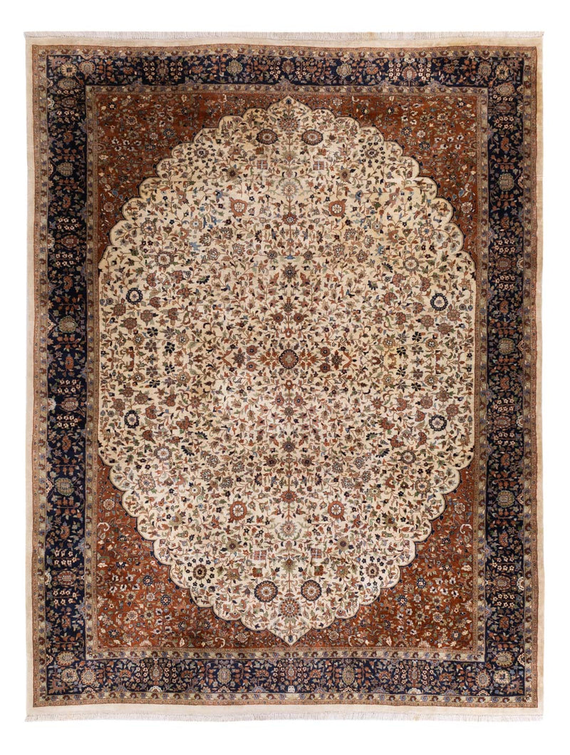 Indo Sarouk Tapijt 348x255cm - Oosters Tapijt