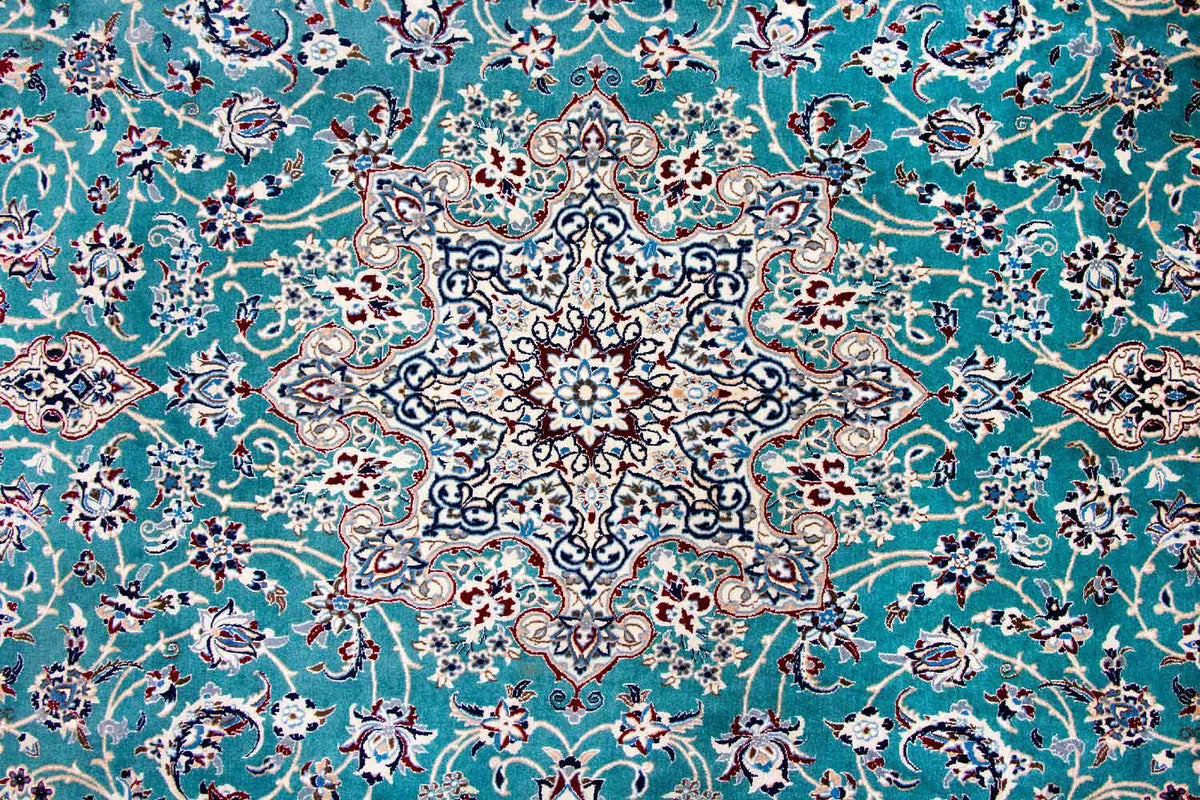 Perzisch tapijt - Nain - Premium - 357 x 219 cm - groen