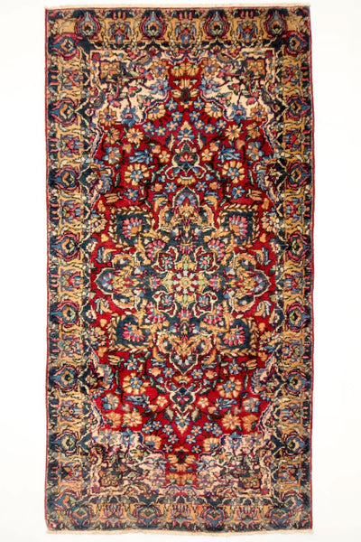 Kerman Tapijt 93x175cm - Perzisch tapijt