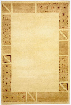 Gabbeh Tapijt - Loribaft Perzisch - 183 x 119 cm - beige