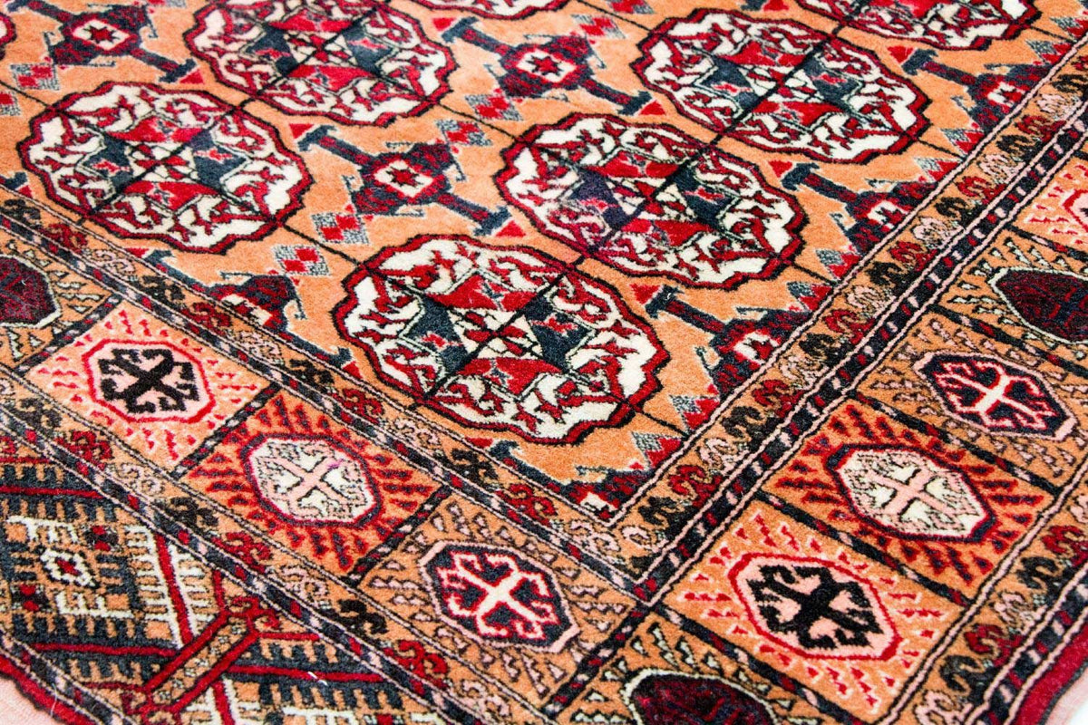 Afghaans tapijt - Bukhara - 156 x 122 cm - zalm