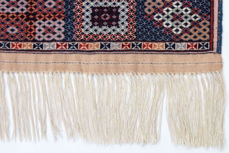 Afghaans tapijt - 140 x 120 cm - roze