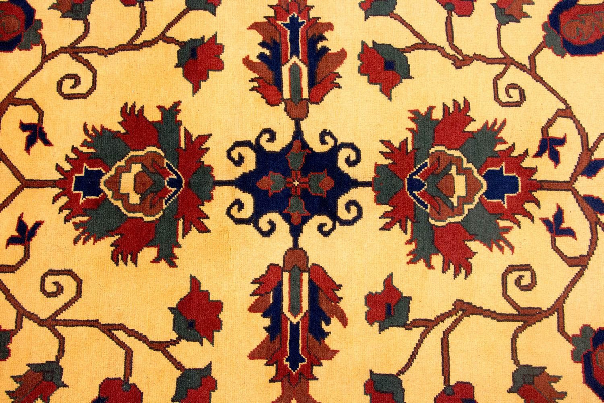 Afghaans tapijt - Hatshlu - 201 x 155 cm - geel