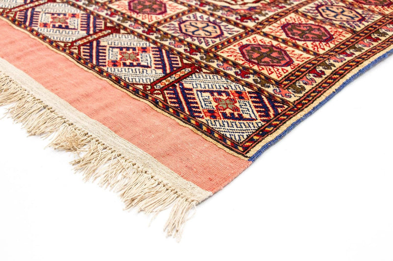Loper Zijden tapijt - Afghaanse zijde - 284 x 82 cm - rood