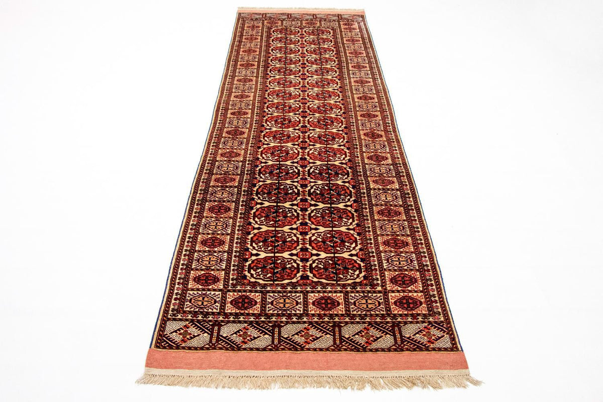 Loper Zijden tapijt - Afghaanse zijde - 284 x 82 cm - rood