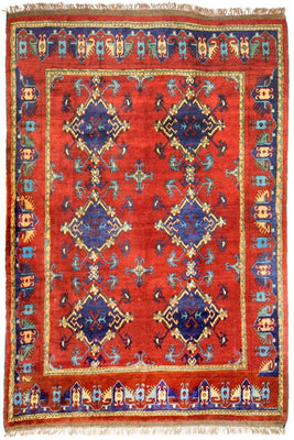 Afghaans tapijt - Kunduz - 294 x 211 cm - rood
