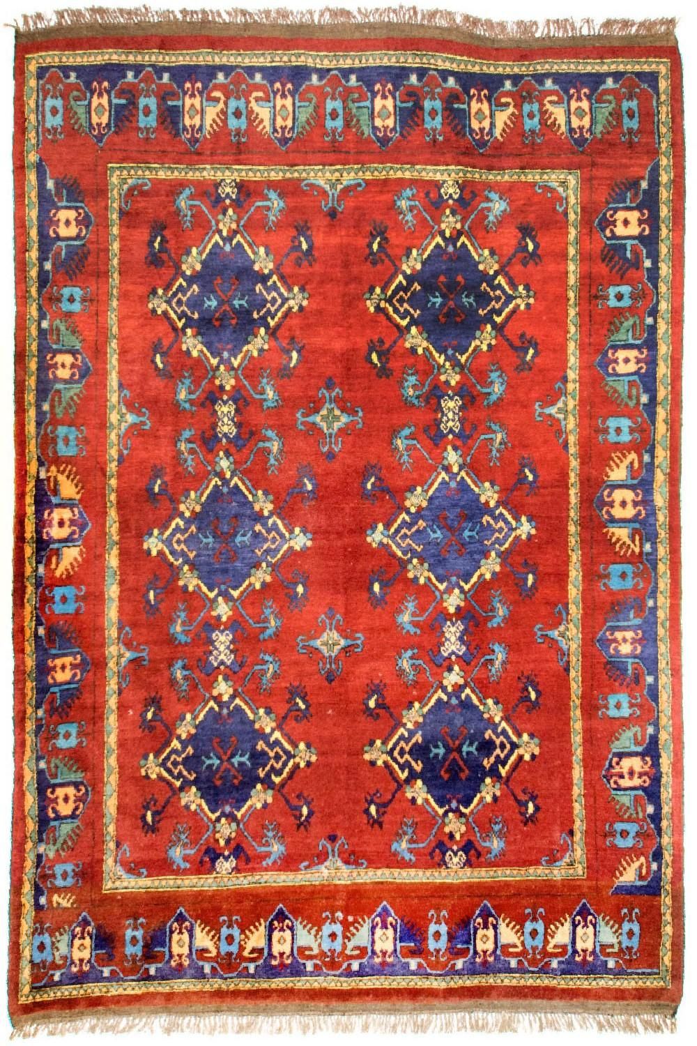Afghaans tapijt - Kunduz - 294 x 211 cm - rood