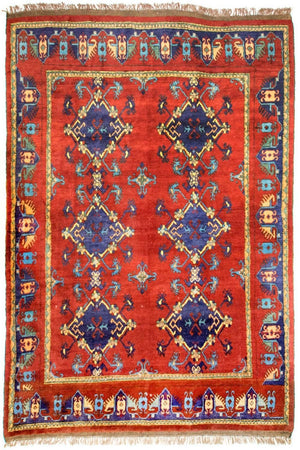 Afghaans tapijt - Kunduz - 294 x 211 cm - rood