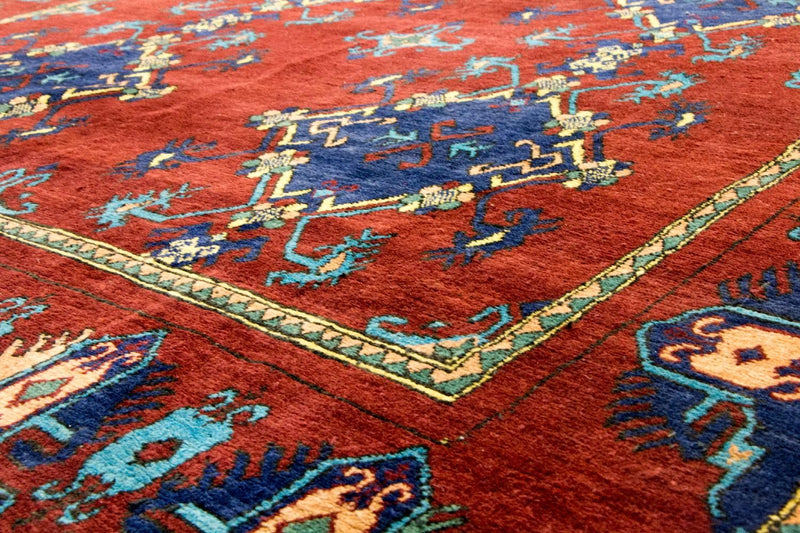 Afghaans tapijt - Kunduz - 294 x 211 cm - rood