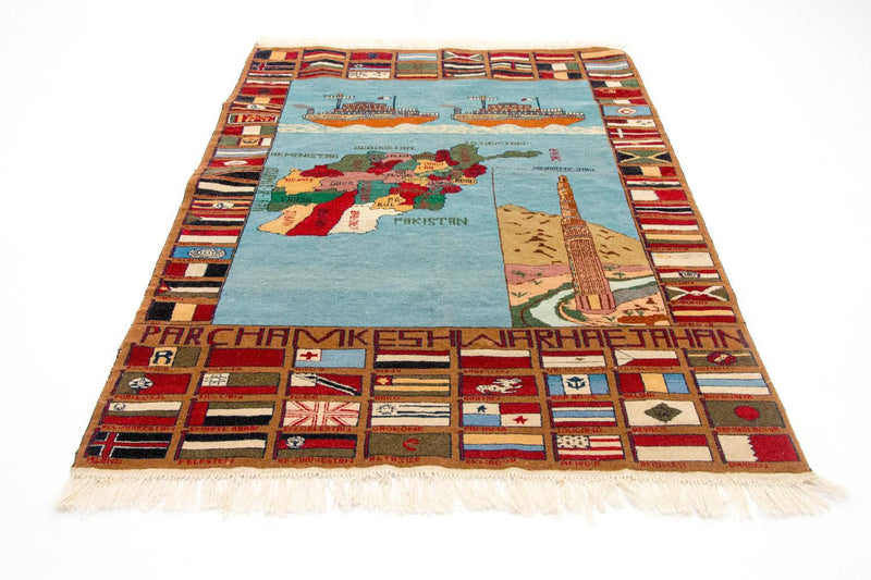 Afbeelding tapijt - 182 x 132 cm - veelkleurig