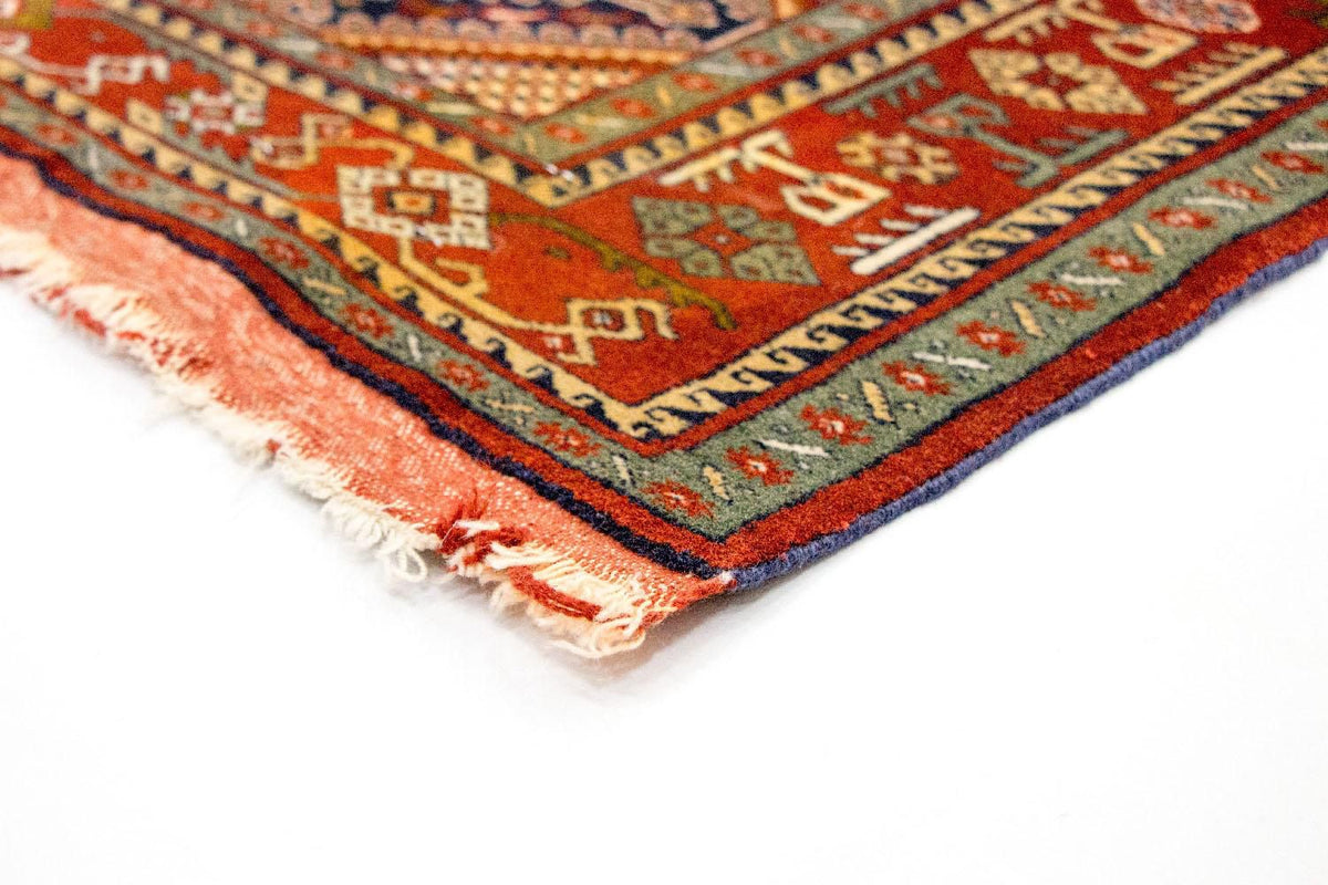 Loper Afghaans tapijt - 194 x 75 cm - rood