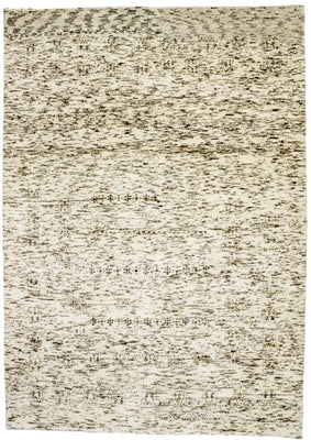 Wollen tapijt - 198 x 142 cm - beige