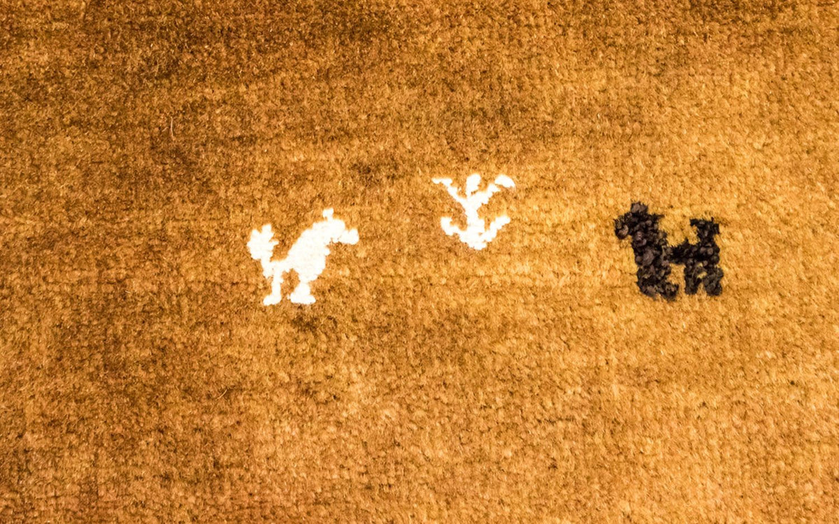 Gabbeh Tapijt - Loribaft Perzisch - 220 x 156 cm - roest