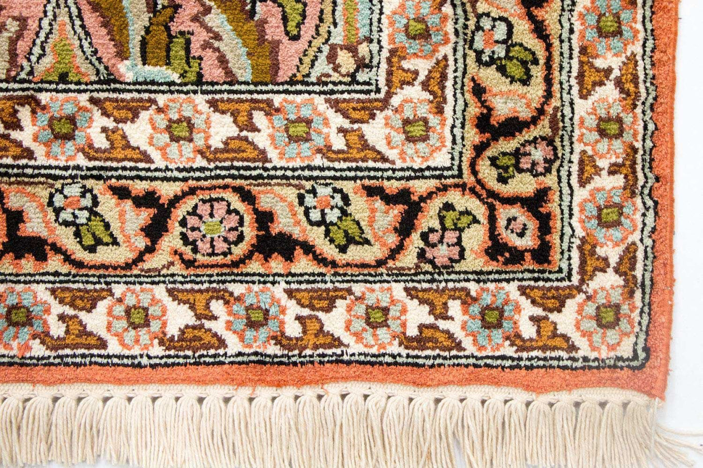 Kasjmir zijde Tapijt 313x82cm - Oosters Tapijt
