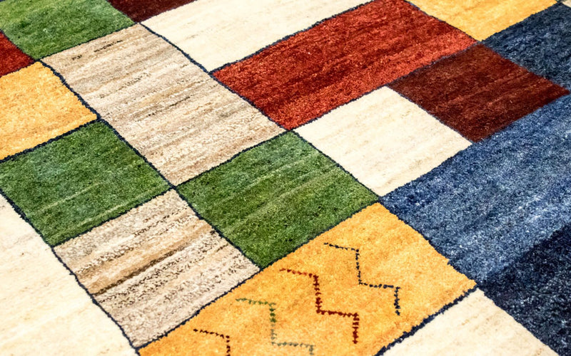 Gabbeh Tapijt - Loribaft Perzisch - 249 x 175 cm - gekleurd