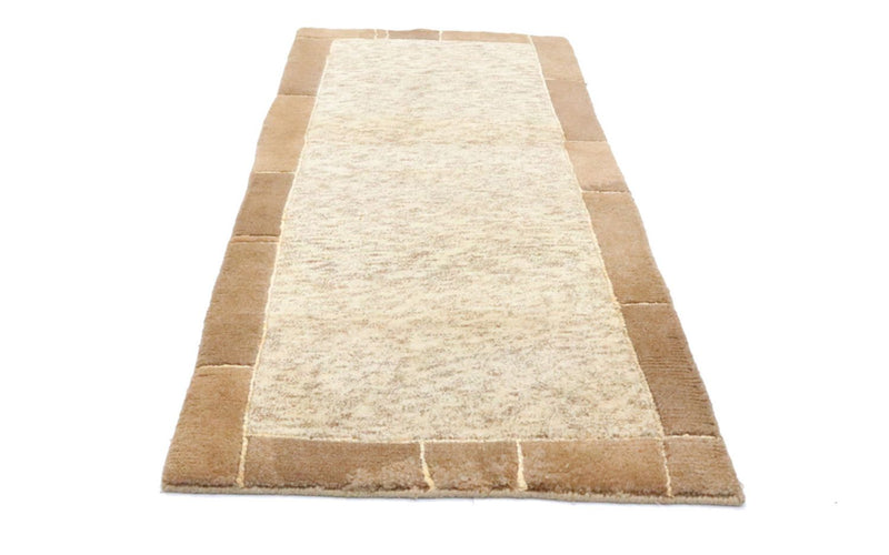 Loper Nepal tapijt - 200 x 84 cm - veelkleurig