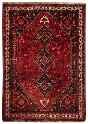 Perzisch Tapijt - Nomadisch - 304 x 220 cm - rood