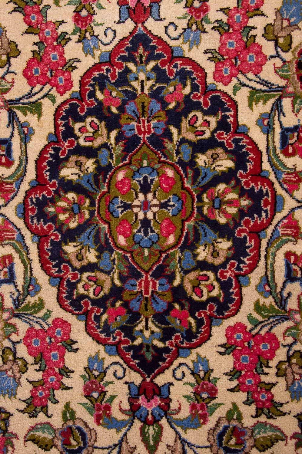 Perzisch tapijt - Ghom - 110 x 77 cm - veelkleurig