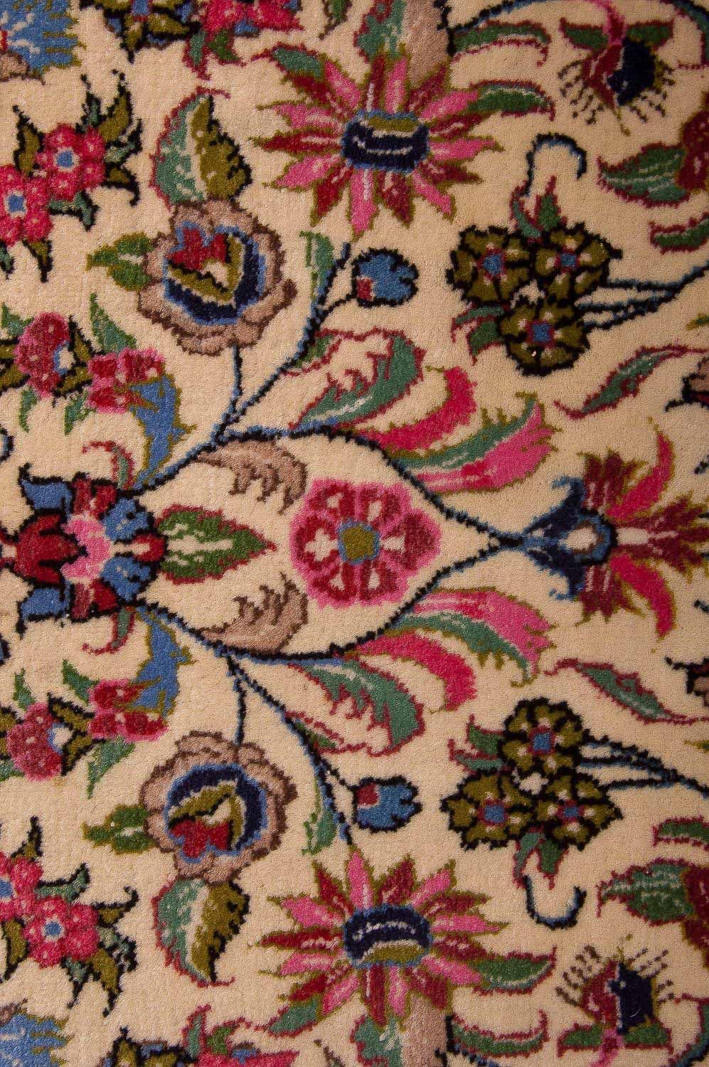 Perzisch tapijt - Ghom - 110 x 77 cm - veelkleurig