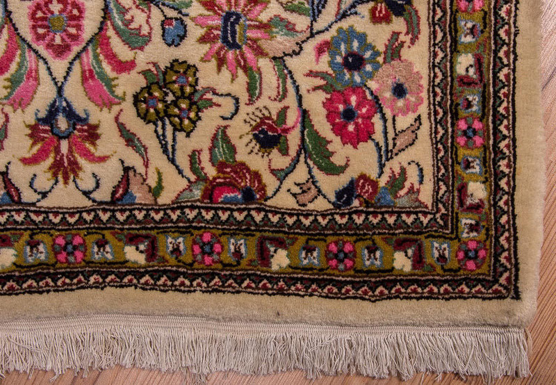 Perzisch tapijt - Ghom - 110 x 77 cm - veelkleurig