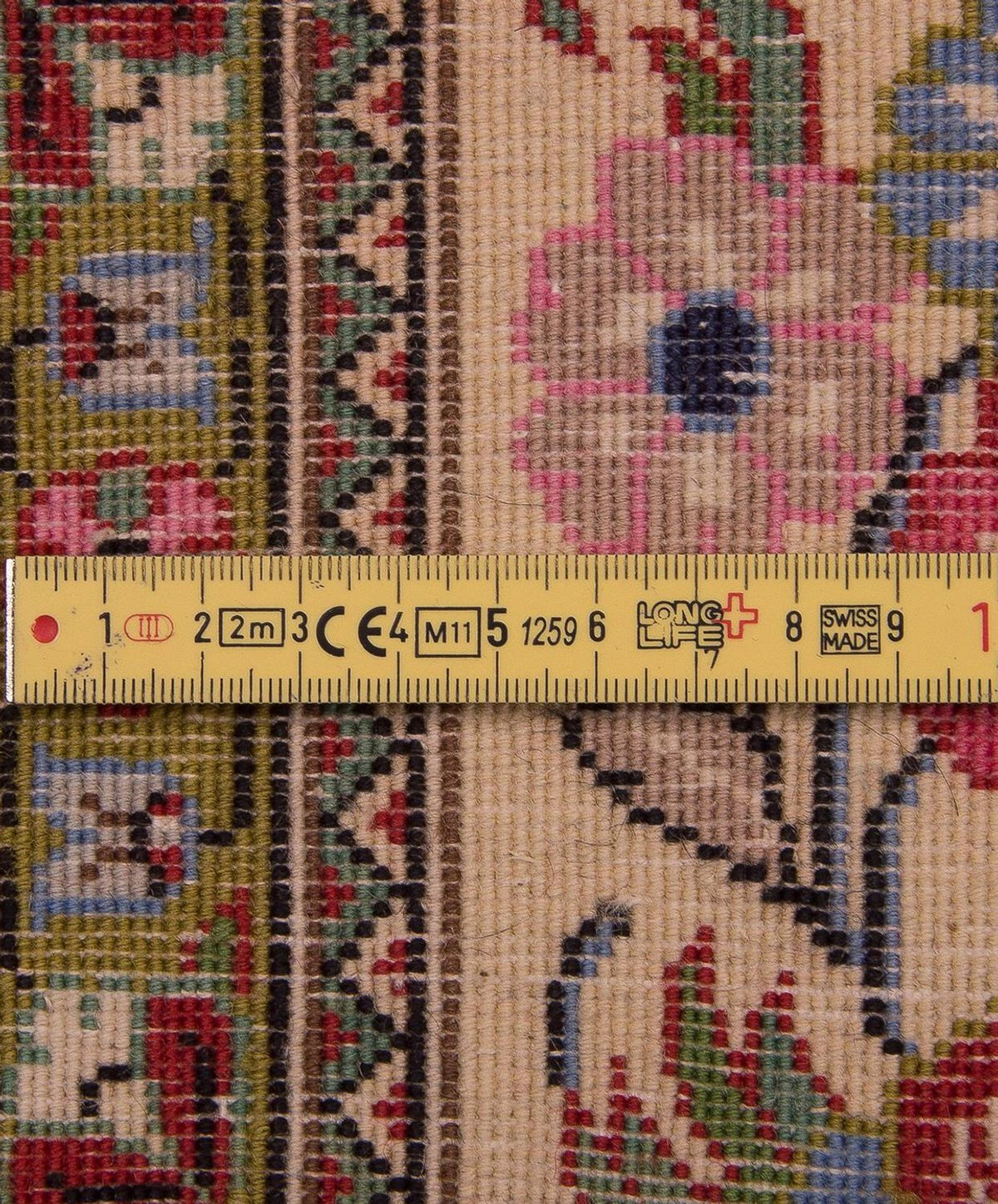 Perzisch tapijt - Ghom - 110 x 77 cm - veelkleurig